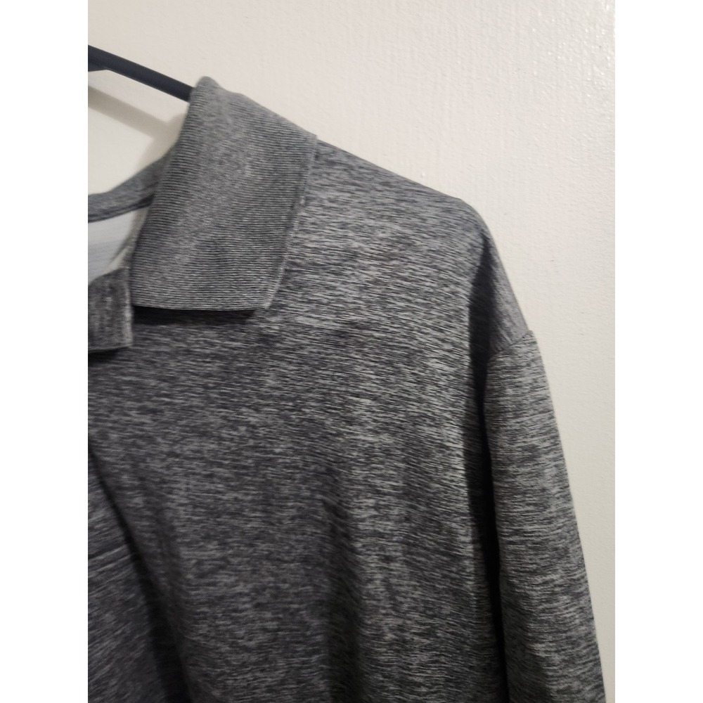 Pro Tour Coolplay Mens XL Polo Shirt Gray Heathered‎ Short Sleeve Golf Top - Picture 3 of 6